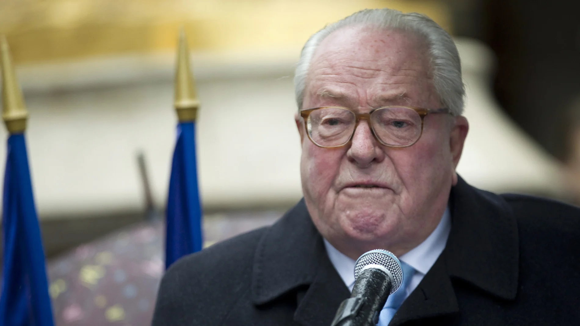 El líder histórico de la extrema derecha francesa, Jean-Marie Le Pen El líder histórico de la extrema derecha francesa, Jean-Marie Le Pen