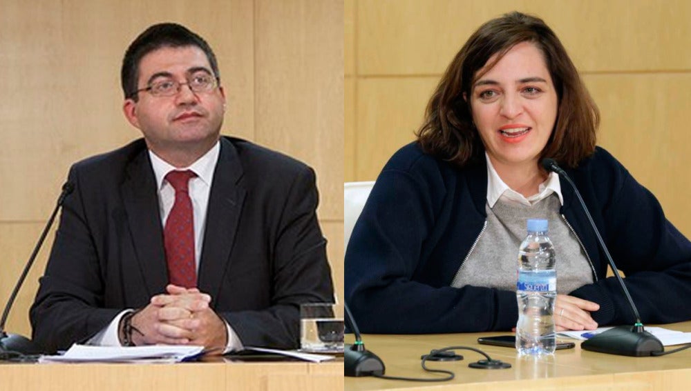 Carlos Sánchez Mato y Celia Mayer