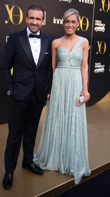 Luján Argüelles junto a su marido, Carlos Sánchez PREMIOS YO DONA INTERNACIONALES 2017