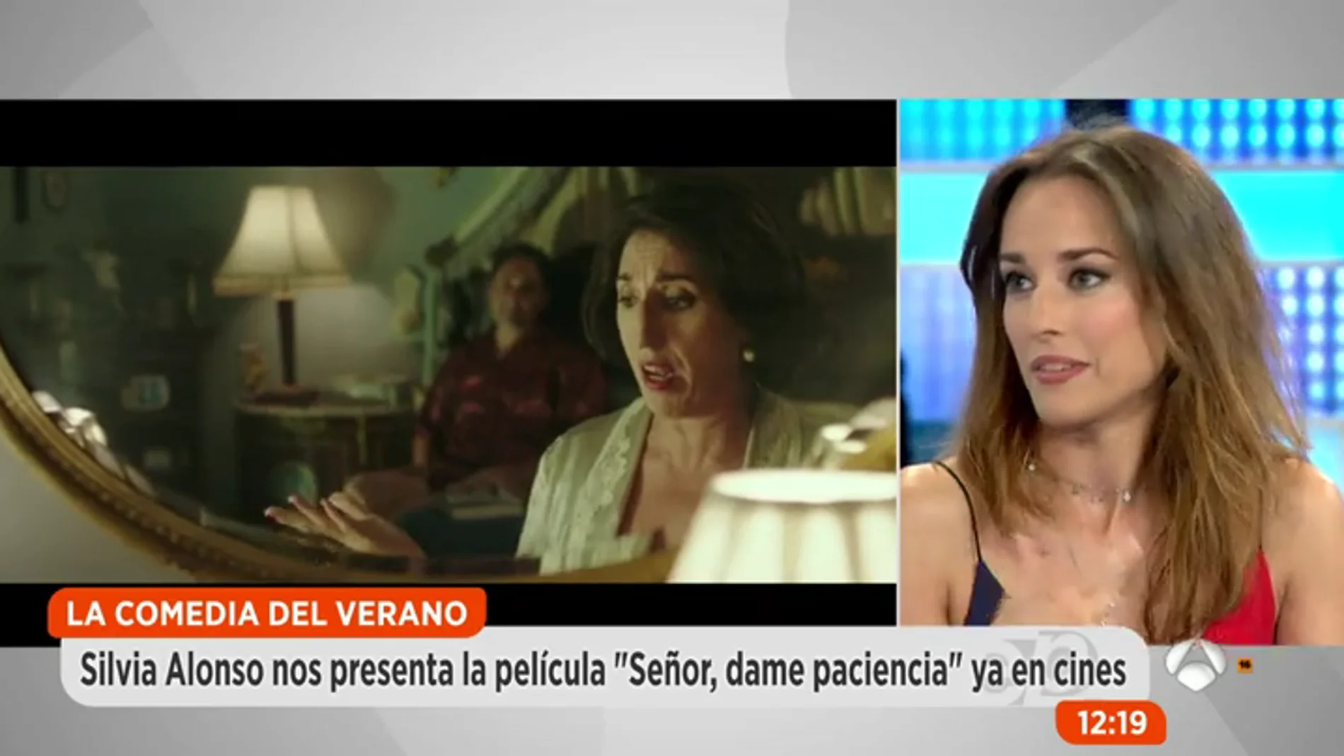 Silvia Alonso cuenta en Espejo Público la anécdota más comprometida del rodaje de 'Señor dame paciencia'