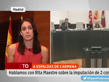 Rita Maestre, sobre el Open de tenis de Madrid Rita Maestre, sobre el Open de tenis de Madrid