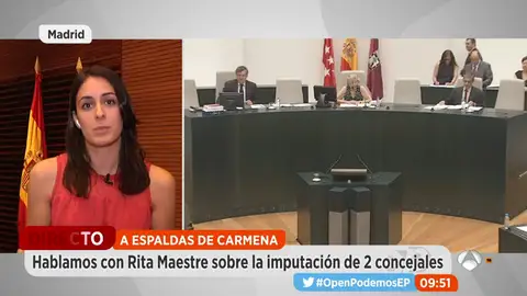 Rita Maestre, sobre el Open de tenis de Madrid Rita Maestre, sobre el Open de tenis de Madrid
