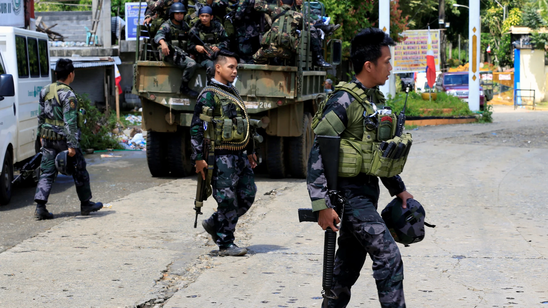Un grupo yihadista asalta un colegio en el sur de Filipinas Un grupo yihadista asalta un colegio en el sur de Filipinas