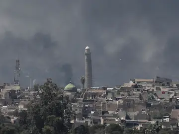La mezquita Al Nuri en Mosul La mezquita Al Nuri en Mosul