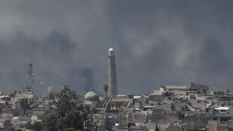 La mezquita Al Nuri en Mosul La mezquita Al Nuri en Mosul