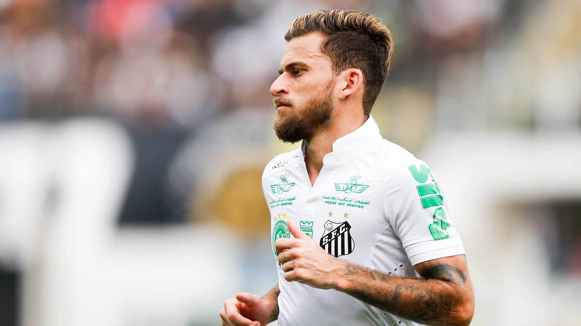 Lucas Lima, durante un partido con el Santos Lucas Lima, durante un partido con el Santos