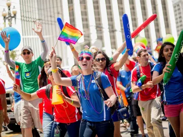 Empleados de Google celebran el Orgullo Empleados de Google celebran el Orgullo
