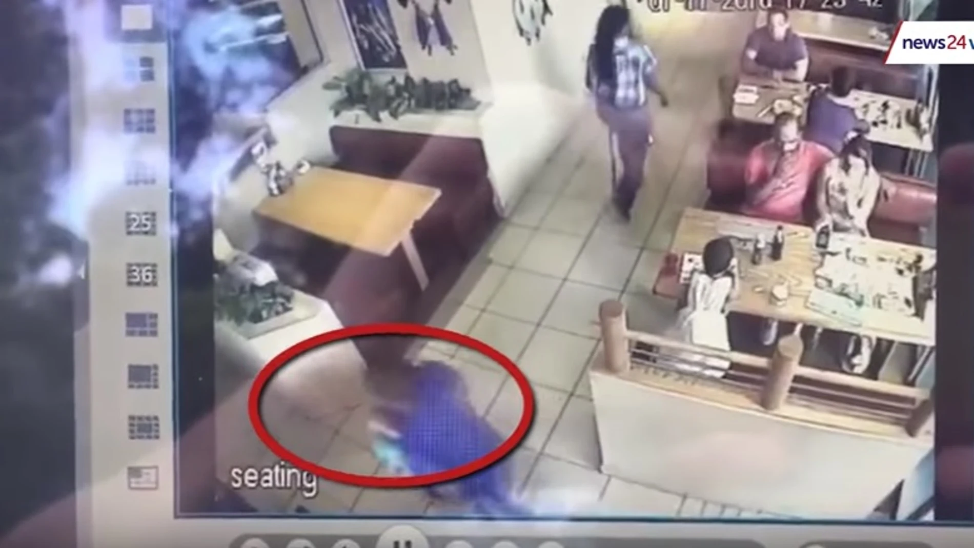 Intenta secuestrar a un niño en un restaurante Intenta secuestrar a un niño en un restaurante