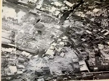 Imágenes de la mezquita de Mosul destruida Imágenes de la mezquita de Mosul destruida