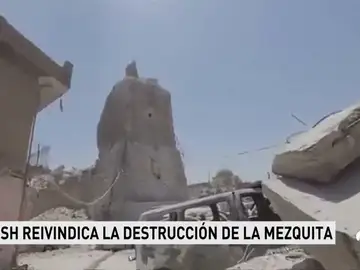 Daesh publica un vídeo en el que muestra los restos de la mezquita de Mosul destruida Daesh publica un vídeo en el que muestra los restos de la mezquita de Mosul destruida