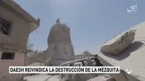 Daesh publica un vídeo en el que muestra los restos de la mezquita de Mosul destruida Daesh publica un vídeo en el que muestra los restos de la mezquita de Mosul destruida