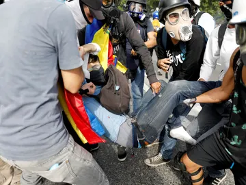 El joven fallecido en los disturbios de Caracas mientras recibía ayuda El joven fallecido en los disturbios de Caracas mientras recibía ayuda