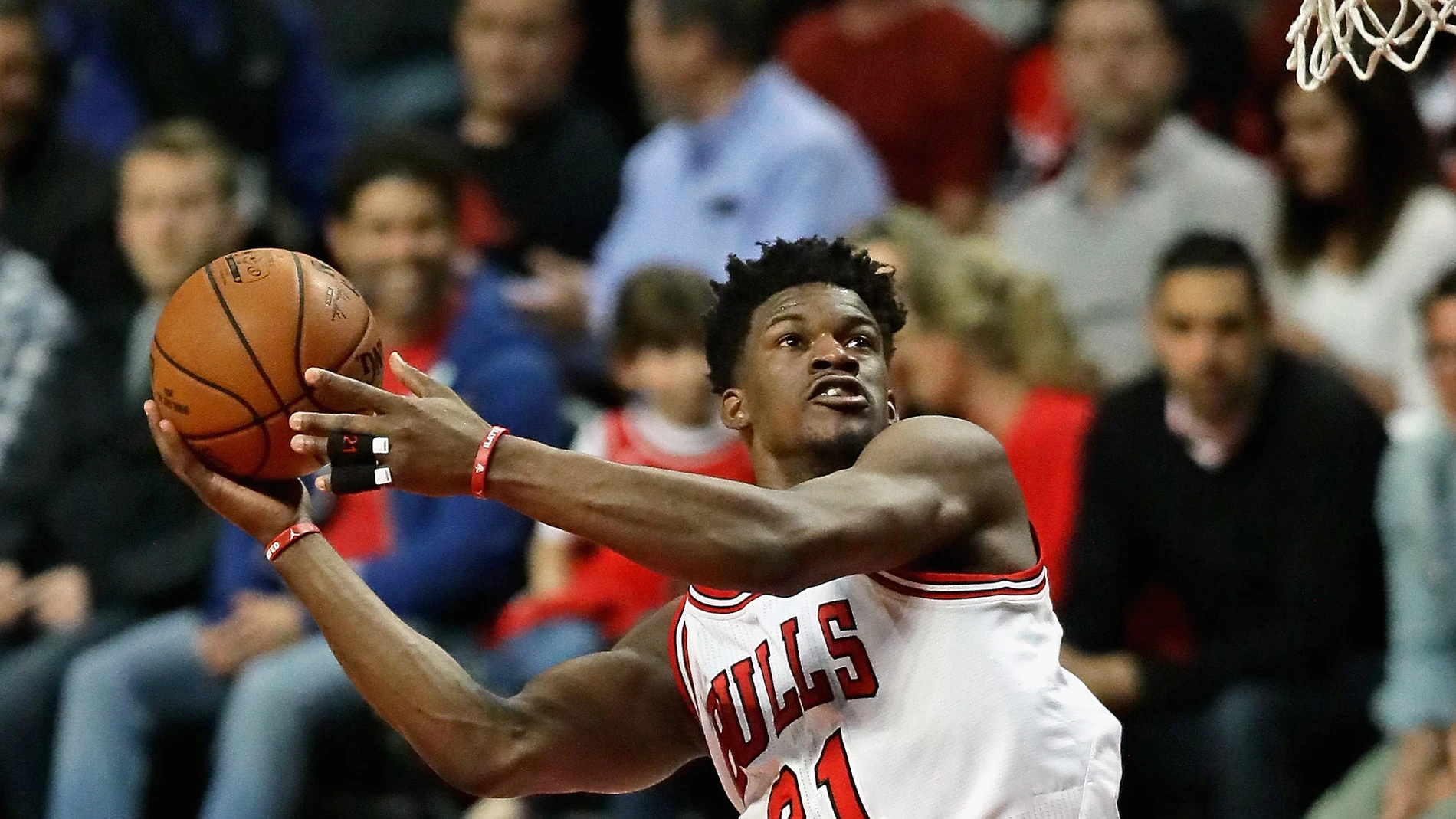 Jimmy Butler, en un partido con los Bulls Jimmy Butler, en un partido con los Bulls