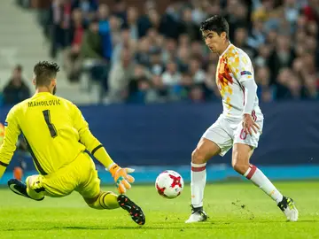 Carlos Soler, con España sub 21 Carlos Soler, con España sub 21