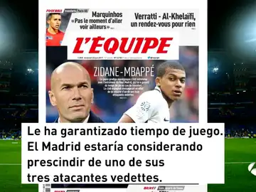 Conversación entre Zidane y Mbappé Conversación entre Zidane y Mbappé