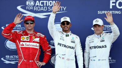 Hamilton logra la pole en Azerbaiyán con Sainz 15º y Alonso fuera en Q1