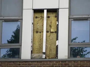 Uno de los edificios desalojados en Londres Uno de los edificios desalojados en Londres