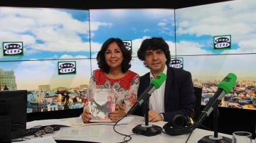 Mario Garcés con Isabel Gemio en su programa