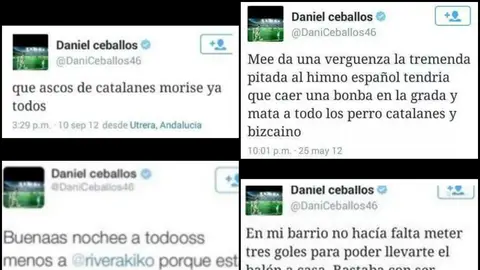 Los polémicos tuits de Dani Ceballos Los polémicos tuits de Dani Ceballos