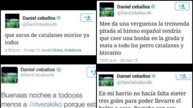 Los polémicos tuits de Dani Ceballos cuando tenía 15 años