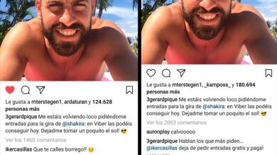 Guerra de 'zascas' en Instagram entre Piqué y Casillas por la gira de Shakira