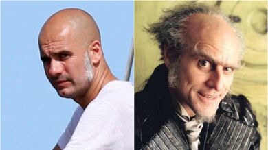 Las redes sociales se mofan de Guardiola por su nuevo 'look' con patillas