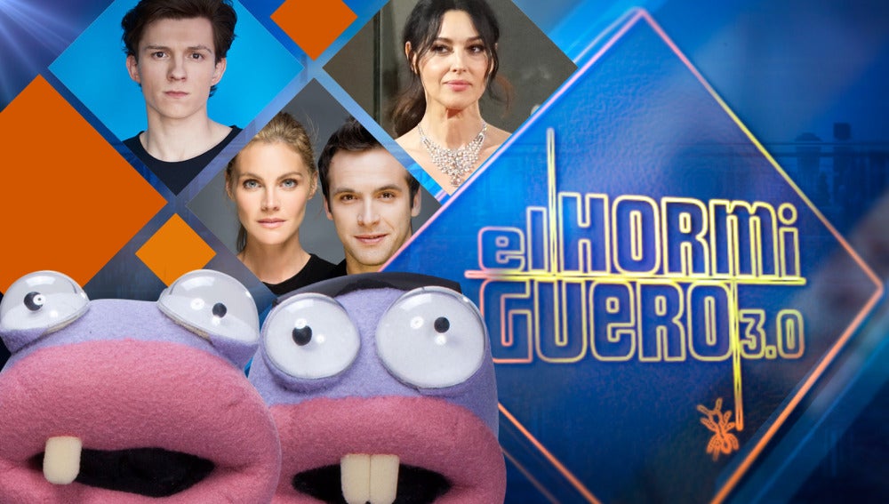 Ricardo Gómez y Amaia Salamanca, Monica Bellucci y Tom Holland cierran la undécima temporada de 'El Hormiguero 3.0'
