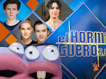 Ricardo Gómez y Amaia Salamanca, Monica Bellucci y Tom Holland cierran la undécima temporada de 'El Hormiguero 3.0' Ricardo Gómez y Amaia Salamanca, Monica Bellucci y Tom Holland cierran la undécima temporada de 'El Hormiguero 3.0'