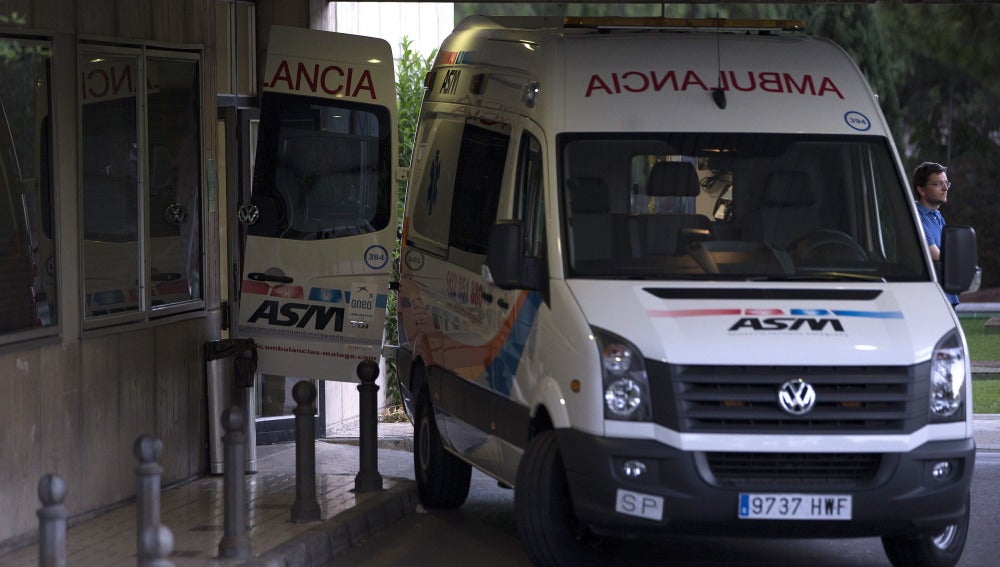 Una ambulancia en Málaga