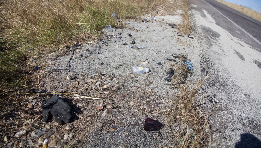 Lugar en el que ha tenido lugar el accidente en la localidad toledana de Escalonilla