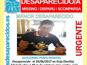El joven desaparecido en Sevilla El joven desaparecido en Sevilla