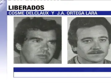 El funcionario Ortega Lara era rescatado de un zulo y ETA liberaba al empresario Delclaux El funcionario Ortega Lara era rescatado de un zulo y ETA liberaba al empresario Delclaux