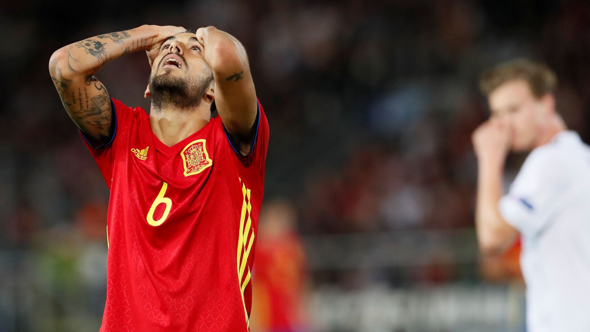 Ceballos se lamenta ante Alemania