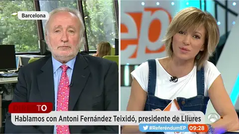 Antoni Fernández Teixidó, en Espejo Público Antoni Fernández Teixidó, en Espejo Público