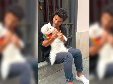 Daniel Lundh y su mejor compañera apoyan al Orgullo Gay Daniel Lundh y su mejor compañera apoyan al Orgullo Gay