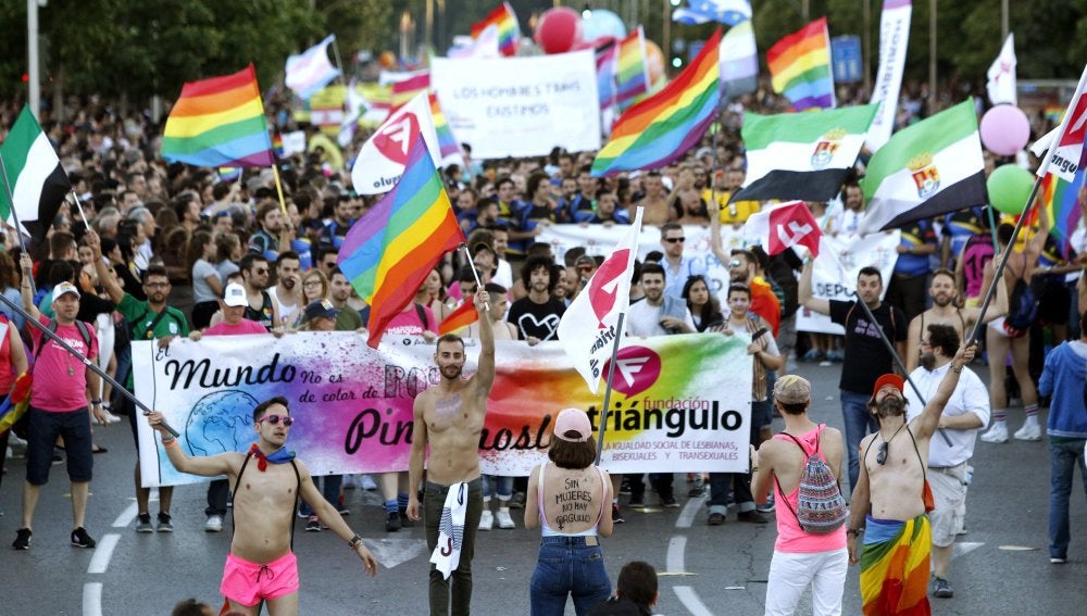Imagen de archivo de la manifestación del Orgullo Gay en Madrid