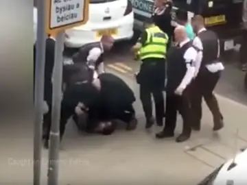 Detenido un hombre con un machete Detenido un hombre con un machete
