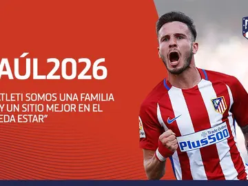 Saúl renueva con el Atlético Saúl renueva con el Atlético
