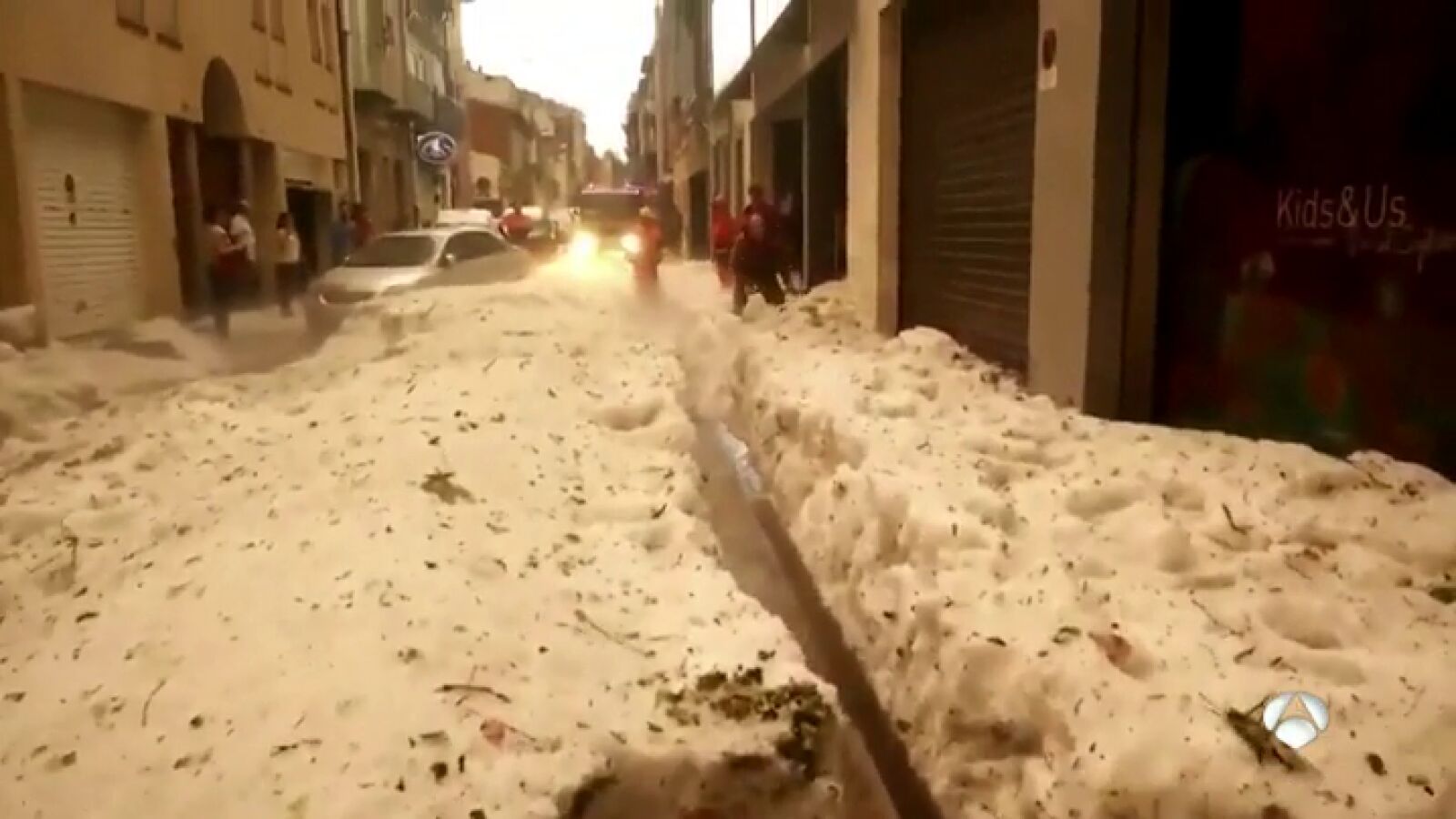 Girona sufre la pero tormenta en la región desde que hay registros