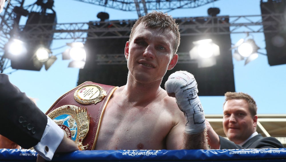 Horn, con el título de peso welter