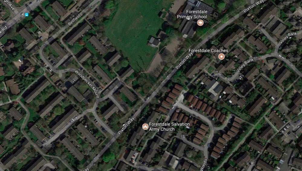 Pixon Way, lugar donde ocurrió el atropello al sur de Londres