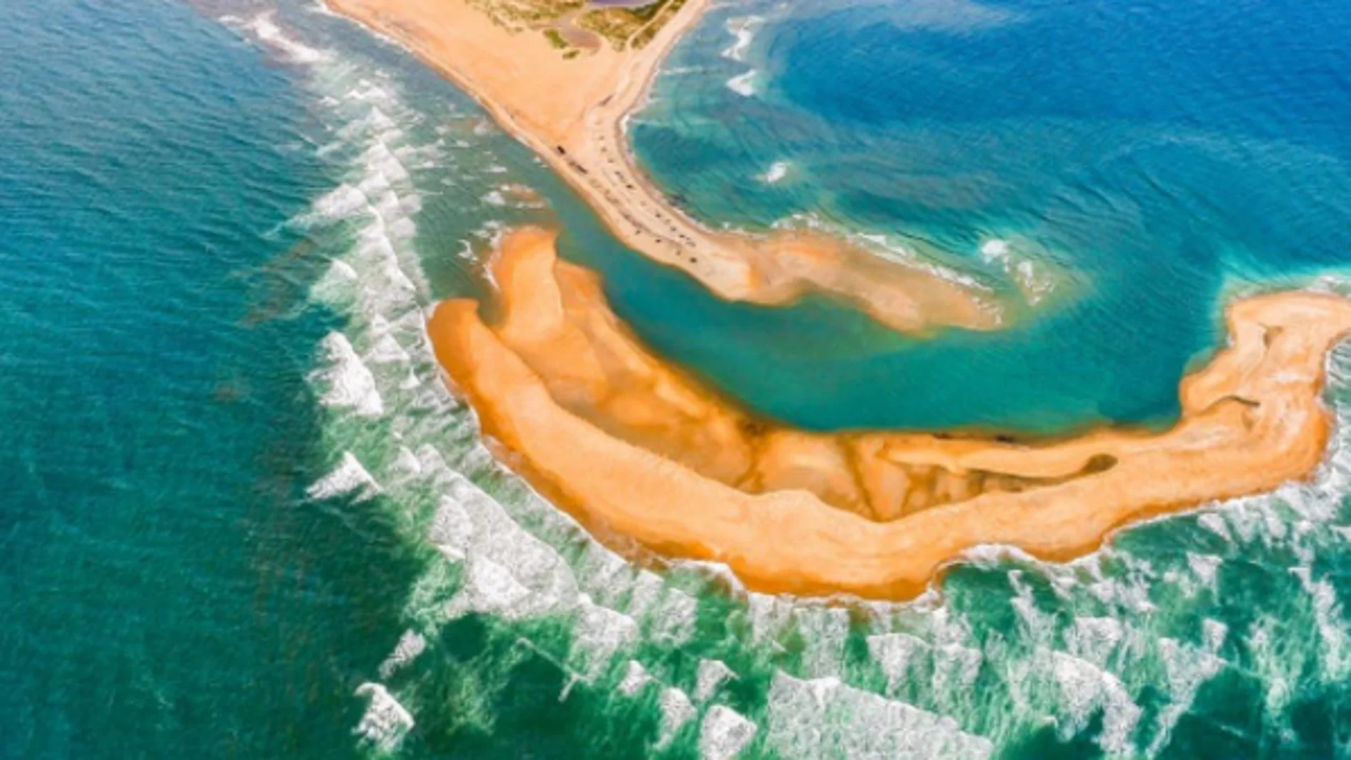 Nueva isla frente a Carolina del Norte Nueva isla frente a Carolina del Norte