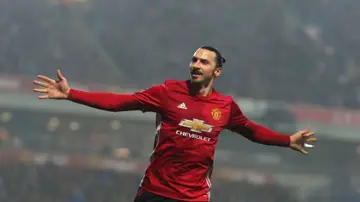 Ibrahimovic, con el United Ibrahimovic, con el United