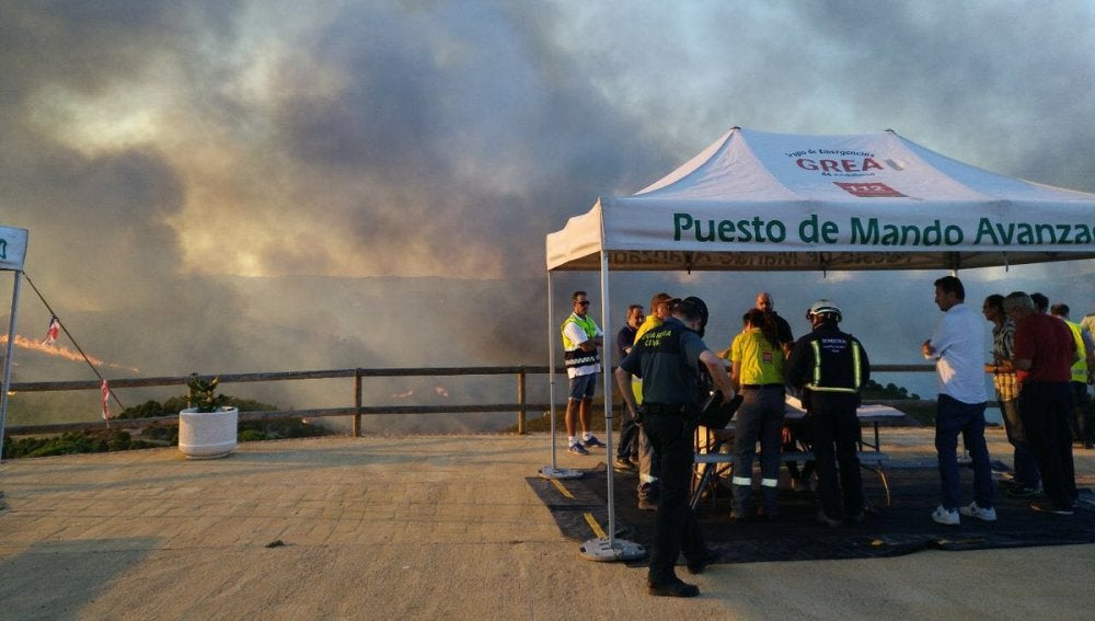 Incendio en Huelva