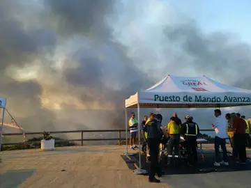 Incendio en Huelva Incendio en Huelva