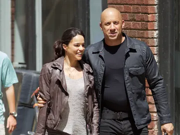 Michelle Rodríguez junto a Vin Diesel Michelle Rodríguez junto a Vin Diesel
