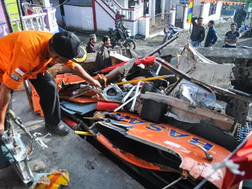 Así ha quedado el helicóptero Así ha quedado el helicóptero