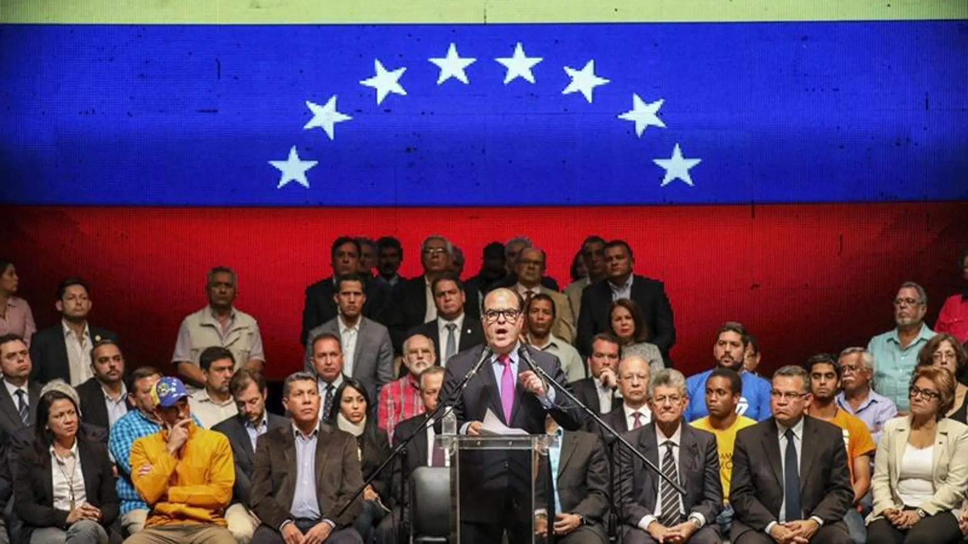 El presidente de la Asamblea Nacional, Julio Borges, durante una reunión El presidente de la Asamblea Nacional, Julio Borges, durante una reunión