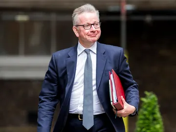 El ministro de Medio Ambiente de Reino Unido, Michael Gove El ministro de Medio Ambiente de Reino Unido, Michael Gove