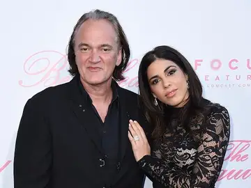 Quentin Tarantino y Daniela Pick Quentin Tarantino y Daniela Pick